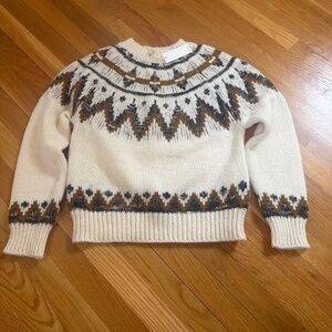 Heartloom women’s fair isle sweater